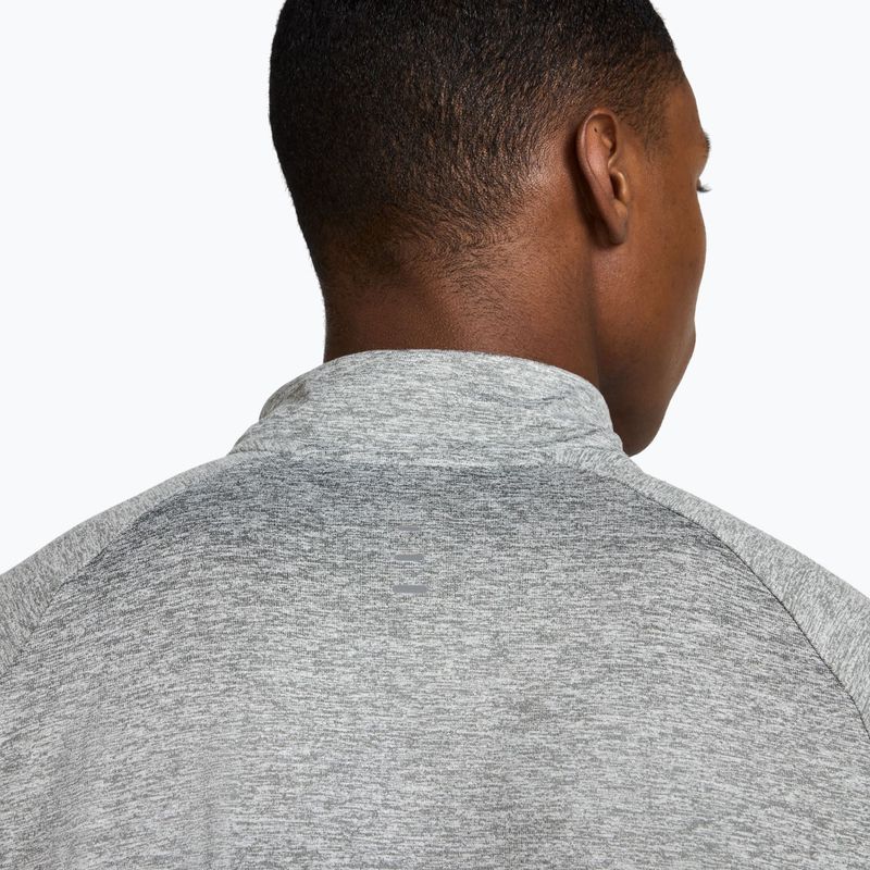 Pánska bežecká mikina Nike Stride 1/4 Zip Dri-Fit smoke grey/heather 8