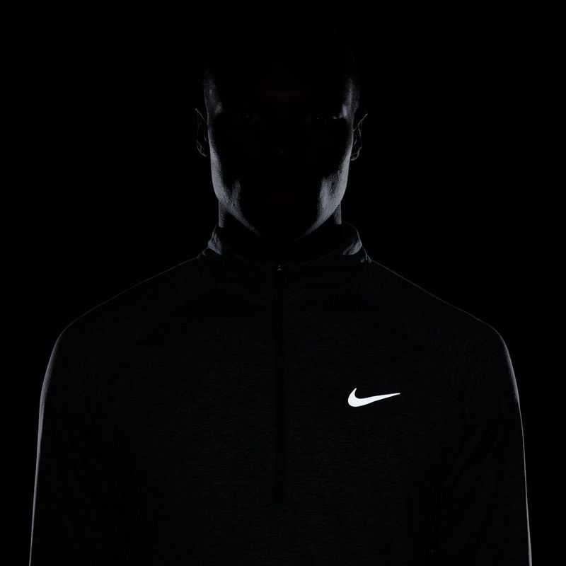 Pánska bežecká mikina Nike Stride 1/4 Zip Dri-Fit smoke grey/heather 10