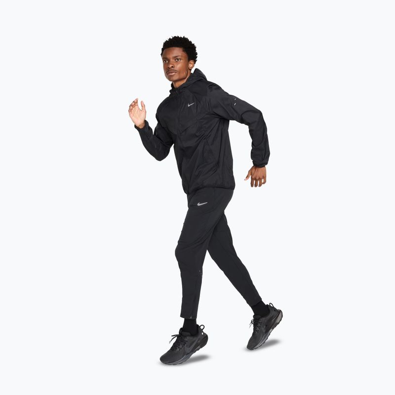 Pánska bežecká bunda Nike Stride Repel UV black/black 2