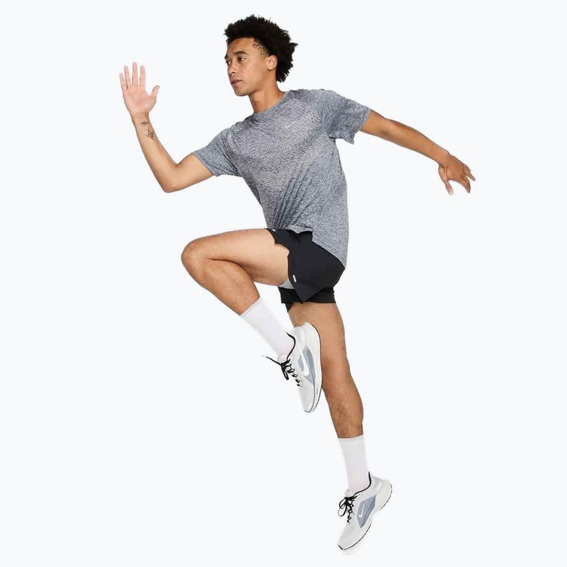 Pánske bežecké tričko Nike Stride ADV thunder blue / heather 2