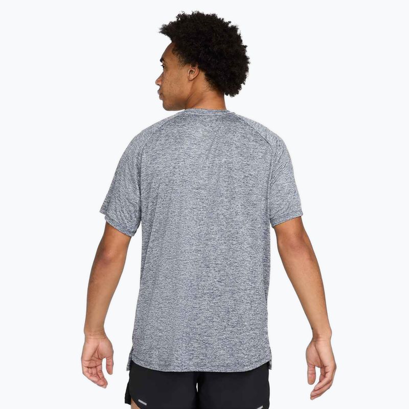 Pánske bežecké tričko Nike Stride ADV thunder blue / heather 3