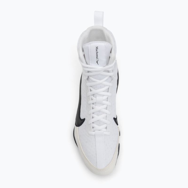 Boxerská obuv Nike Machomai 3 biela/čierna 5