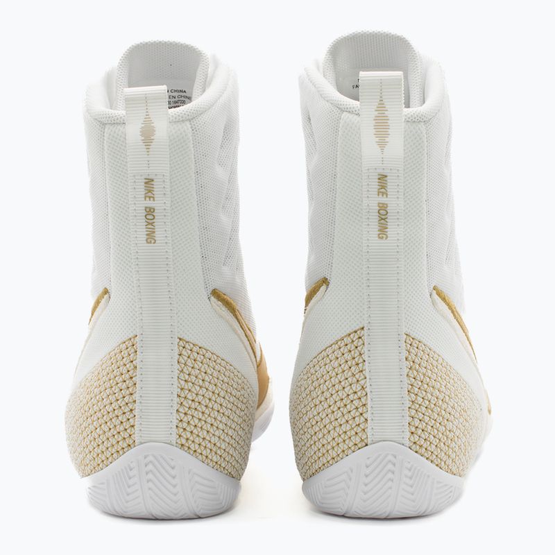 Boxerské topánky Nike Machomai 3 white/metallic gold 14
