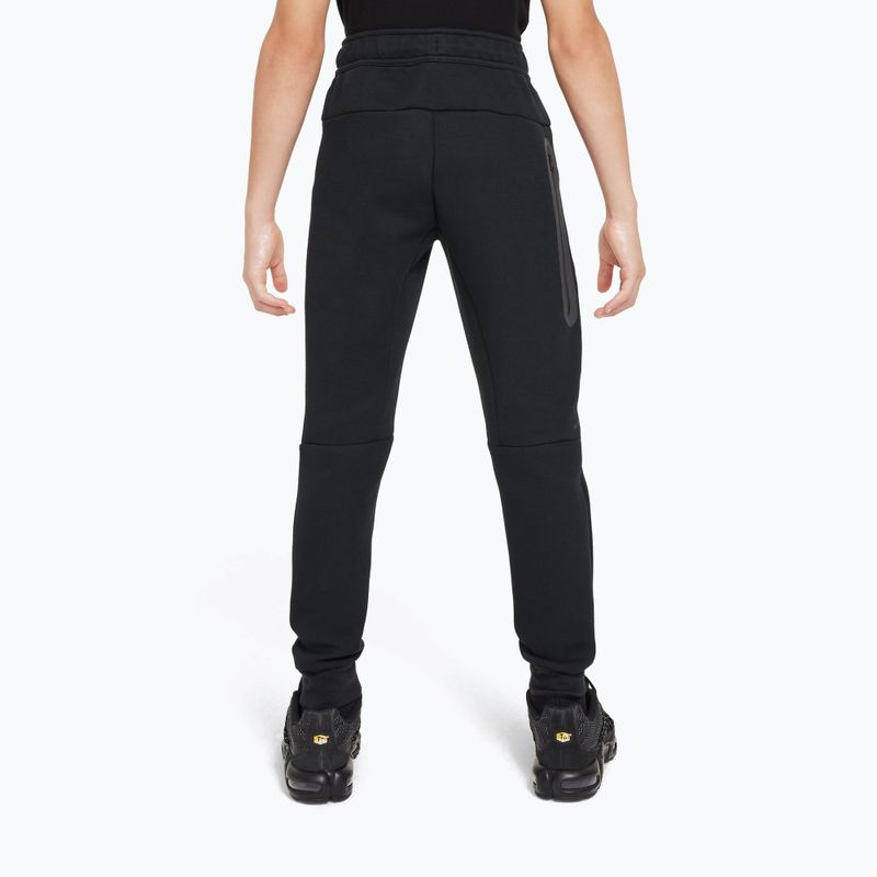 Detské nohavice Nike Sportswear Tech Fleece black/dark grey heather/black/black 2