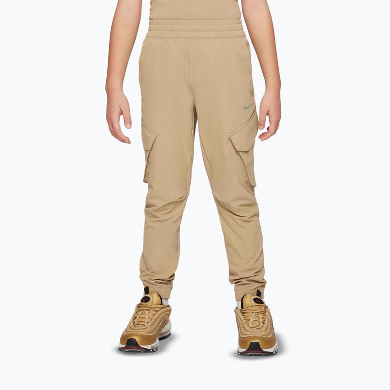 Detské nohavice Nike Sportswear City Utility parachute beige/black