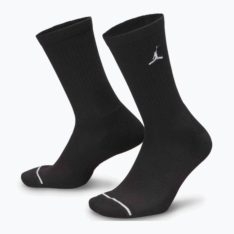 Ponožky Jordan Everyday Cushioned Crew 6 pairs black/white 4