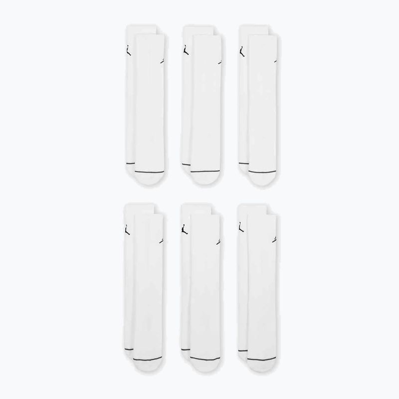 Ponožky Nike Jordan Everyday Cushioned Crew 6 párov white/black