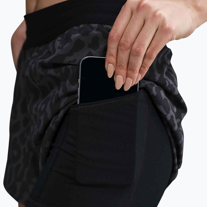 Dámske bežecké šortky Nike Swift Dri-Fit Mid-Rise 2in1 black / black 5