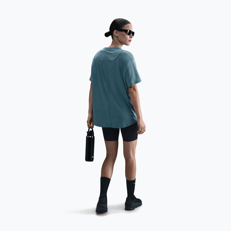 Dámske tričko Nike One Relaxed Dri-Fit smoky blue/black 3