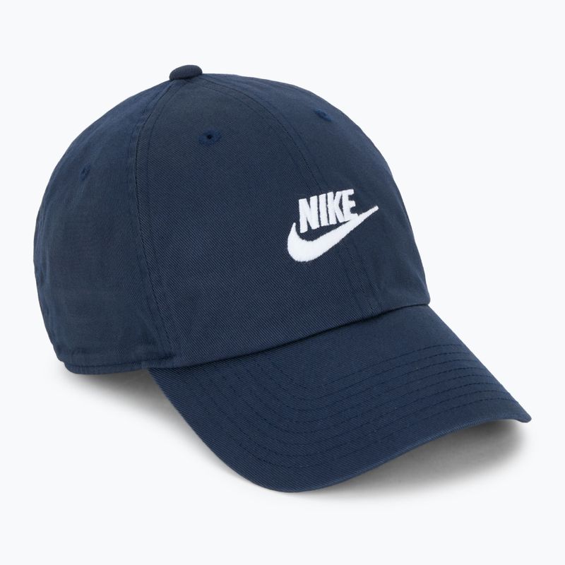 Šiltovka Nike Club Unstructured Futura Wash obsidian/white