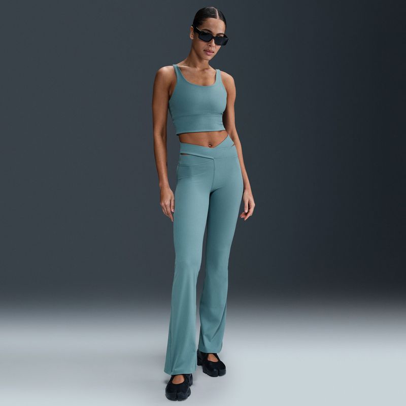 Športová podprsenka Nike Zenvy Rib Light Support smokey blue/white 4