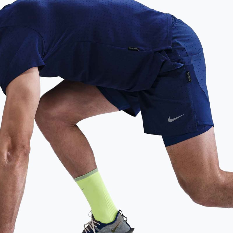 Pánske šortky Nike Challenger Dri-Fit Breathe 7" blue void 9