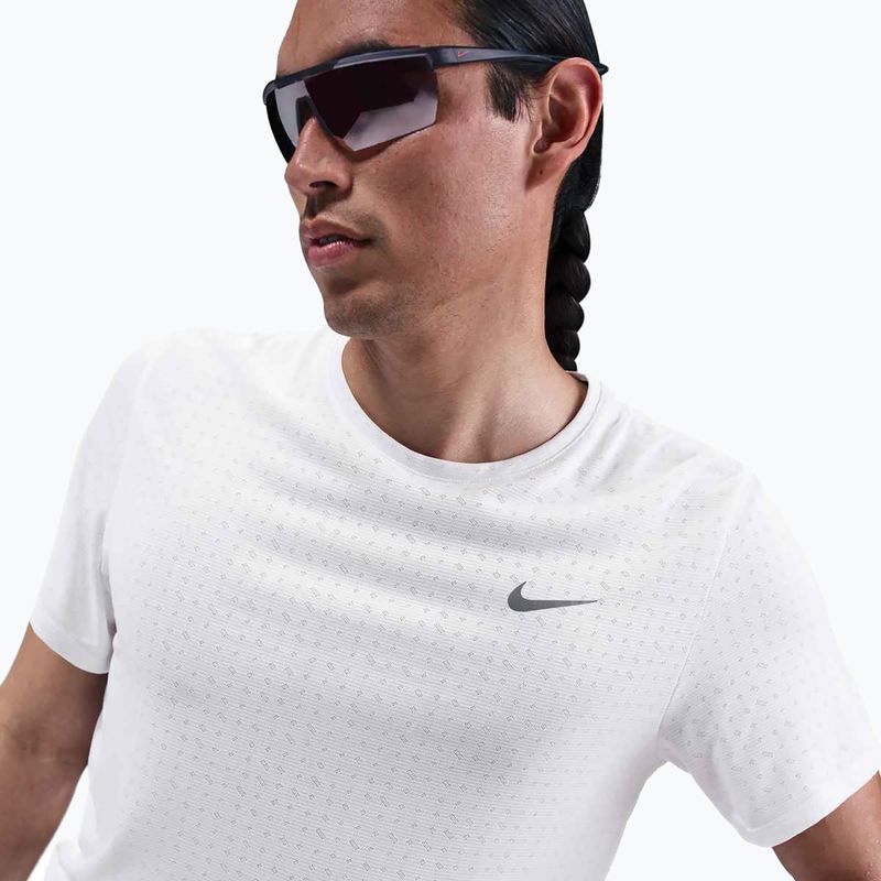Pánske bežecké tričko Nike Miler Breathe summit white 4
