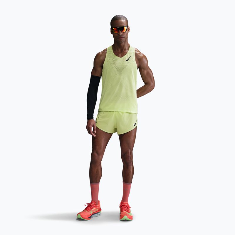 Pánske bežecké tričko Nike AeroSwift Dri-Fit ADV light lemon twist/black 2