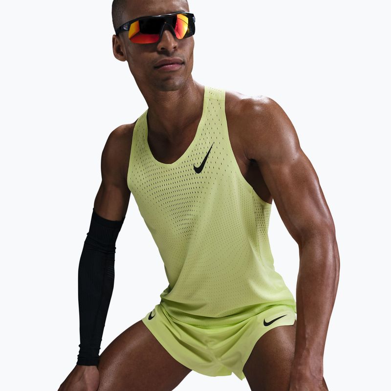 Pánske bežecké tričko Nike AeroSwift Dri-Fit ADV light lemon twist/black 6