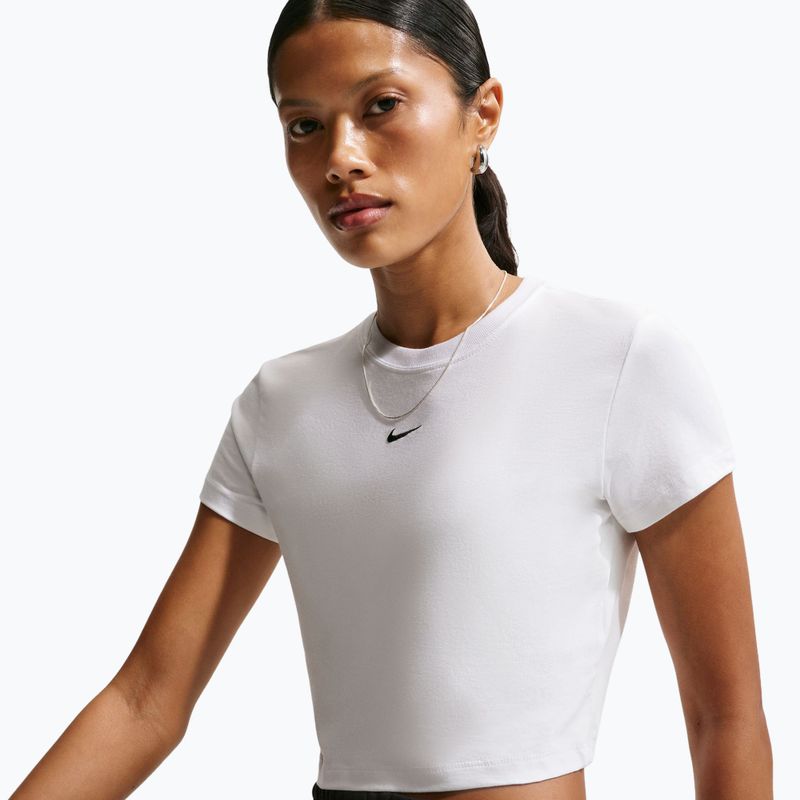Dámske tričko Nike Sportswear Chill Knit white/black 4
