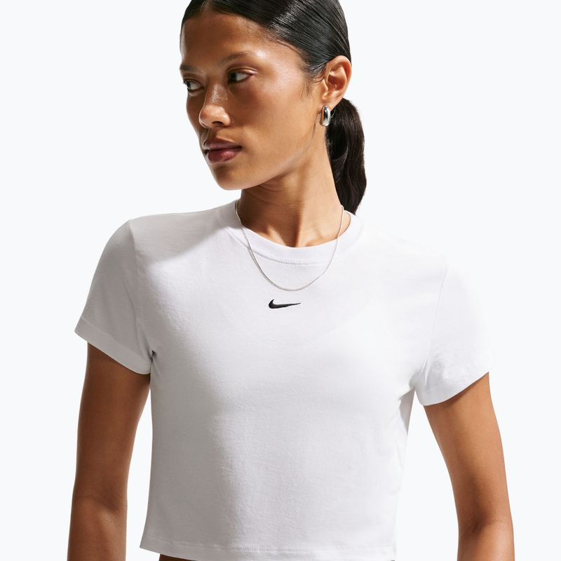 Dámske tričko Nike Sportswear Chill Knit white/black 5