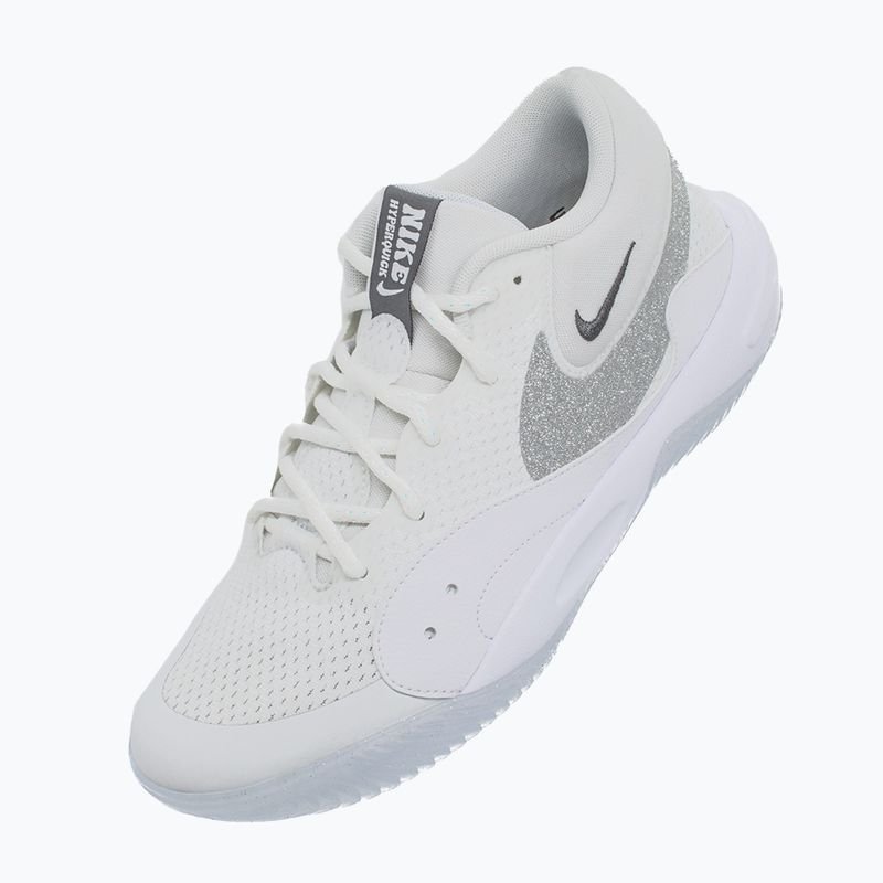 Dámske volejbalové topánky Nike Hyperquick Court Flight SE smmit white/metalic silver/pure platinum 14