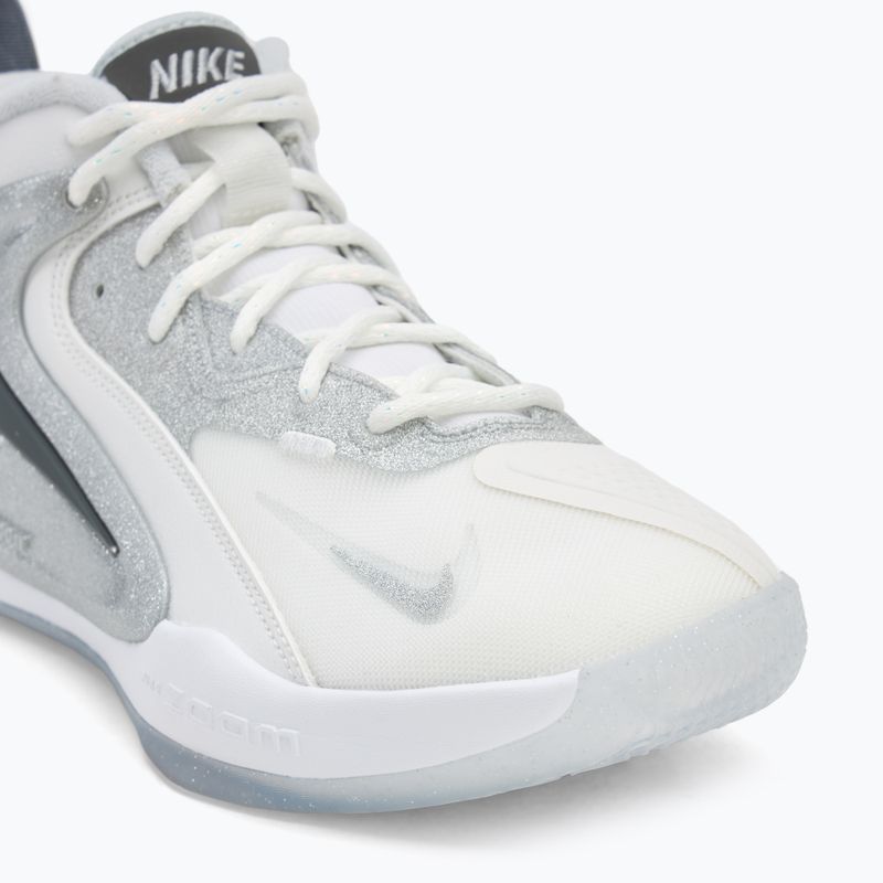 Topánky na volejbal Nike React Hyperset 2 SE smmit white/metalic silver/pure platinum 7