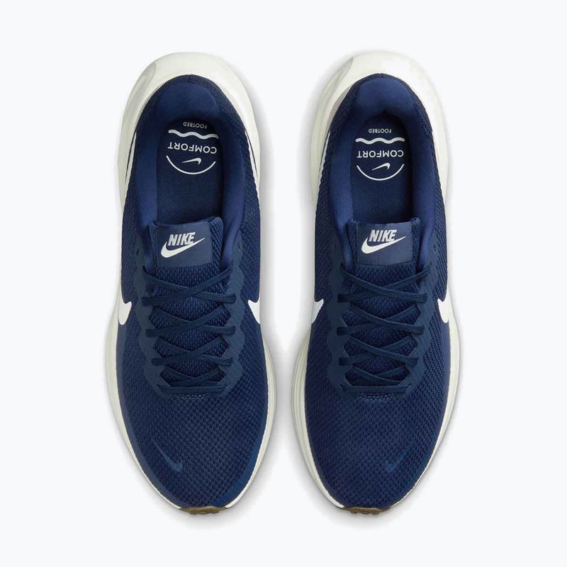 Pánske bežecké topánky Nike Revolution 8 midnight navy/gum med brown/sail 8