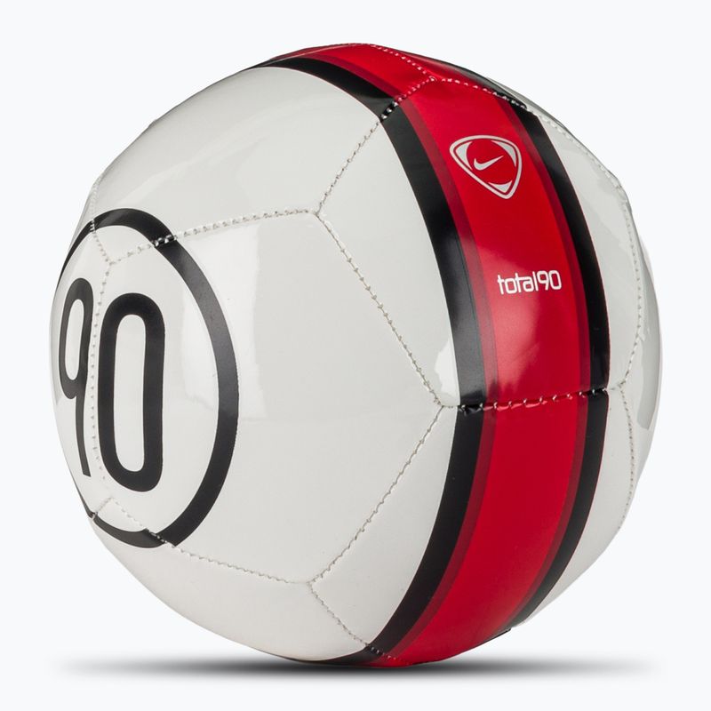 Futbalová lopta Nike Skills Total 90 white/black/red/black veľkosť 1 2