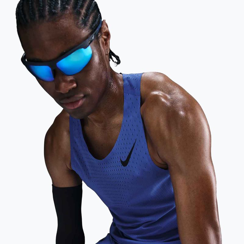 Pánske bežecké tričko Nike AeroSwift Dri-Fit ADV comet blue / black 6