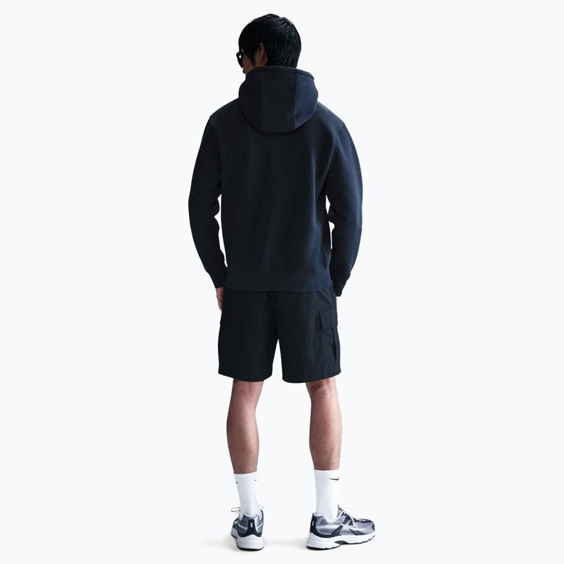 Pánska mikina Nike Club Full Zip Hoodie obsidian/obsidian/white 3