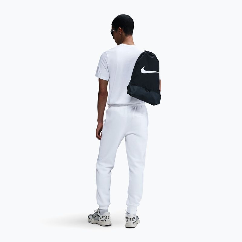 Pánske nohavice Nike Club Jogger white/white/black 3
