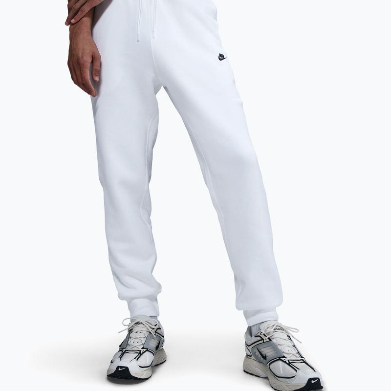 Pánske nohavice Nike Club Jogger white/white/black 4