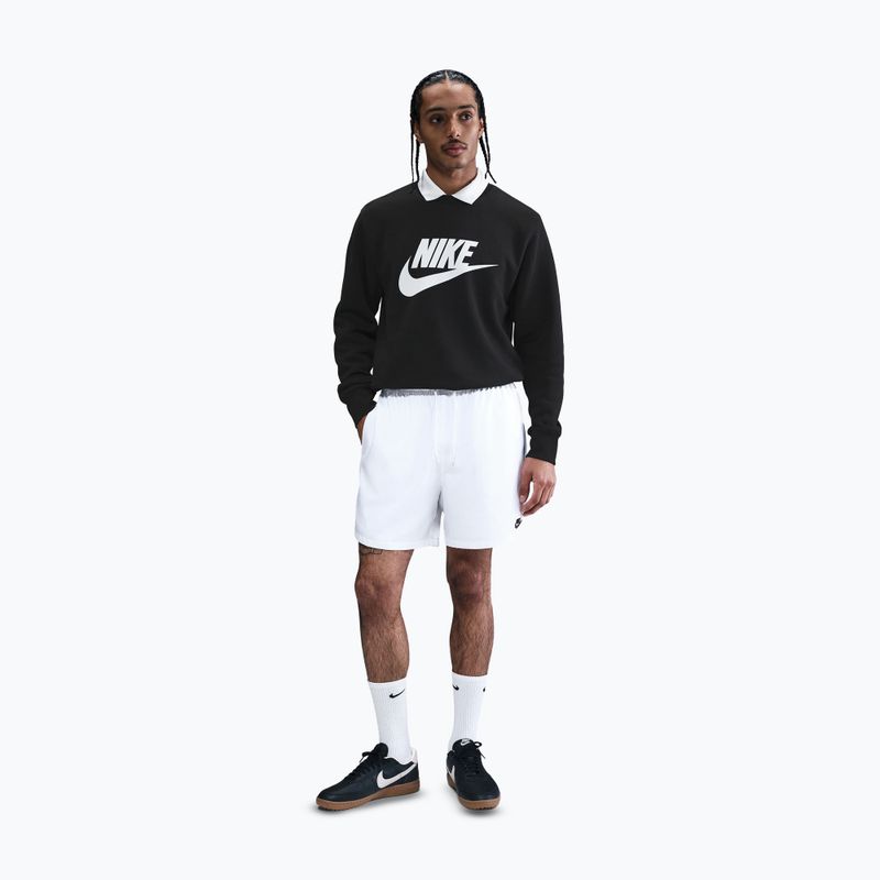 Pánska mikina Nike Sportswear Club Graphic Fleece Crew black/white 2