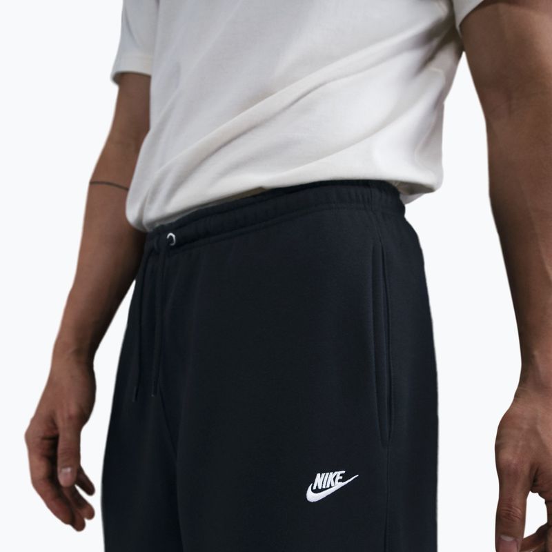 Pánske nohavice Nike Club Open-Hem black/black/white 5