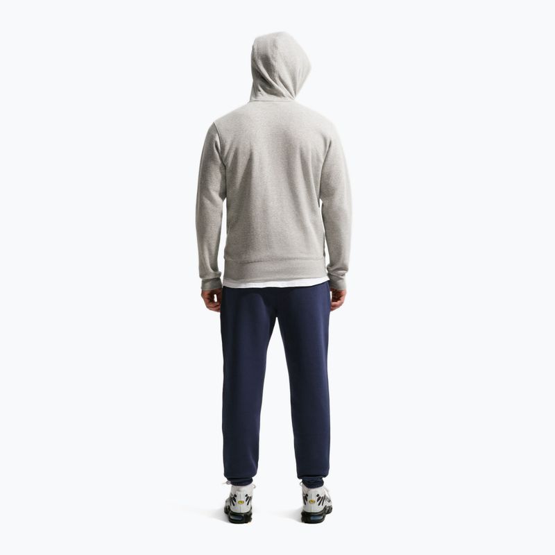 Pánske nohavice Nike Club Cuffed Brushed obsidian/obsidian/white 3