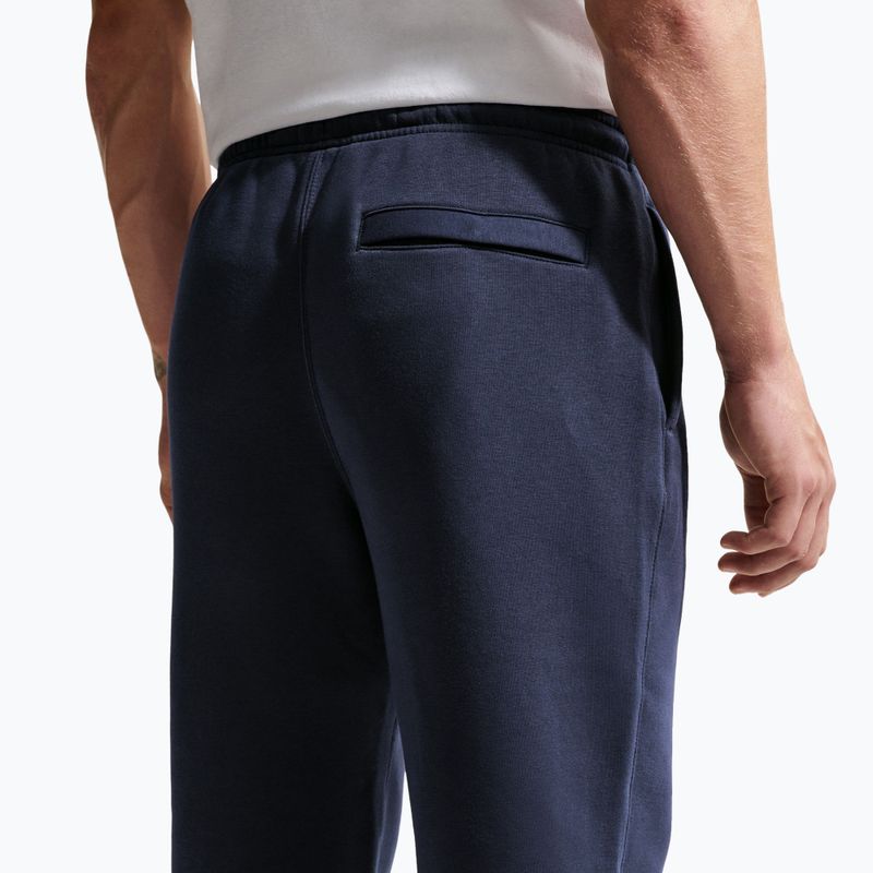 Pánske nohavice Nike Club Cuffed Brushed obsidian/obsidian/white 4
