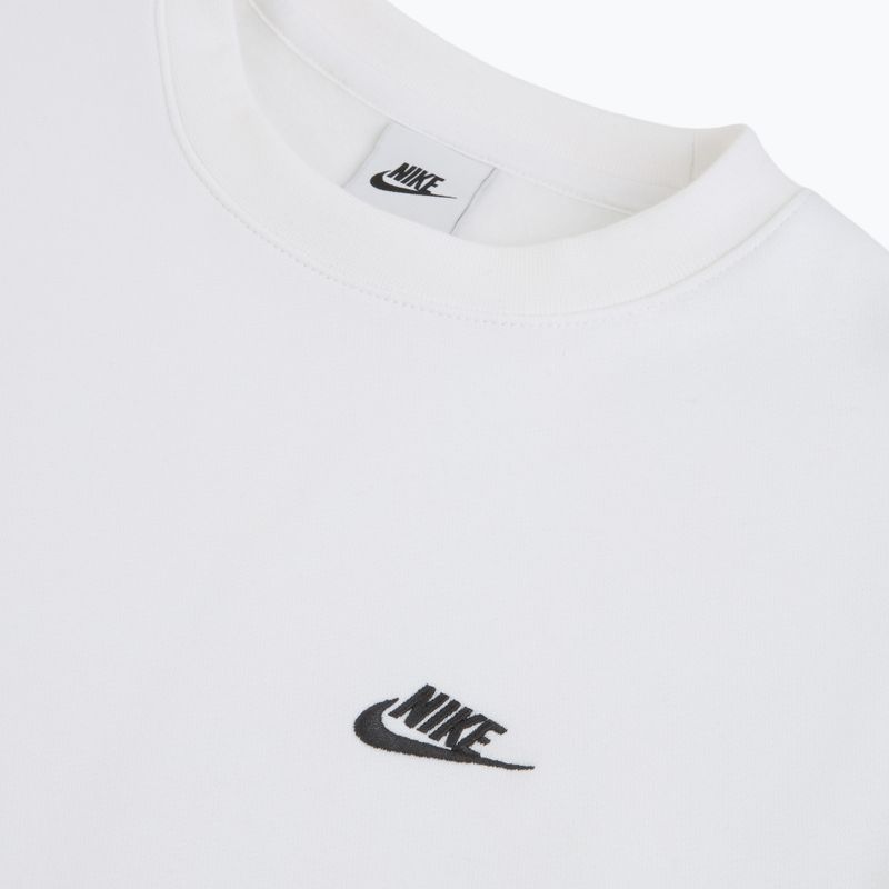 Pánska mikina Nike Club Fleece Crew white/black 9