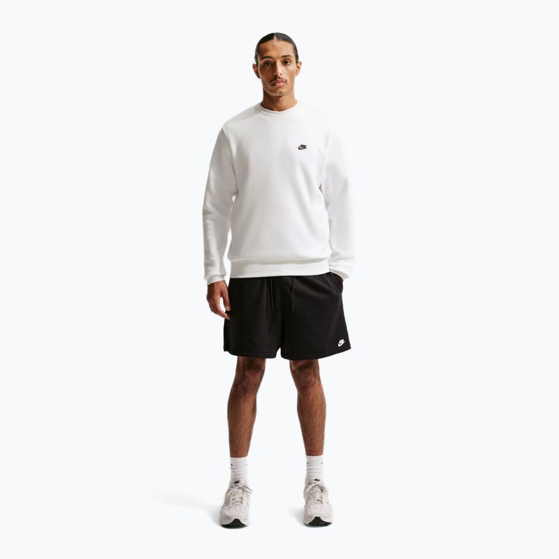 Pánska mikina Nike Club Fleece Crew white/black 2