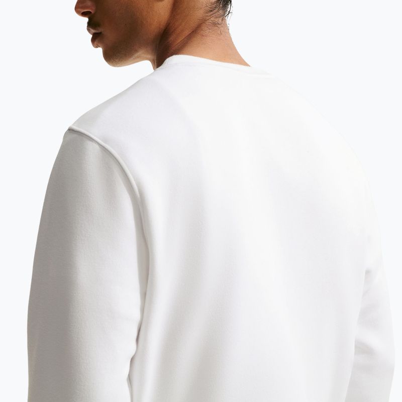 Pánska mikina Nike Club Fleece Crew white/black 5