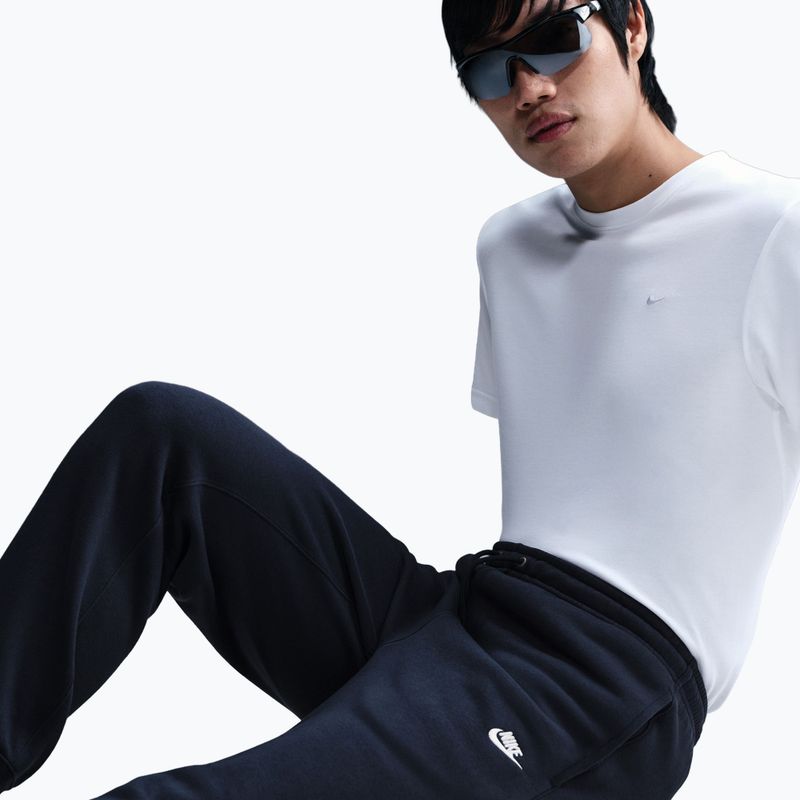 Pánske nohavice Nike Club Jogger obsidian/obsidian/white 4