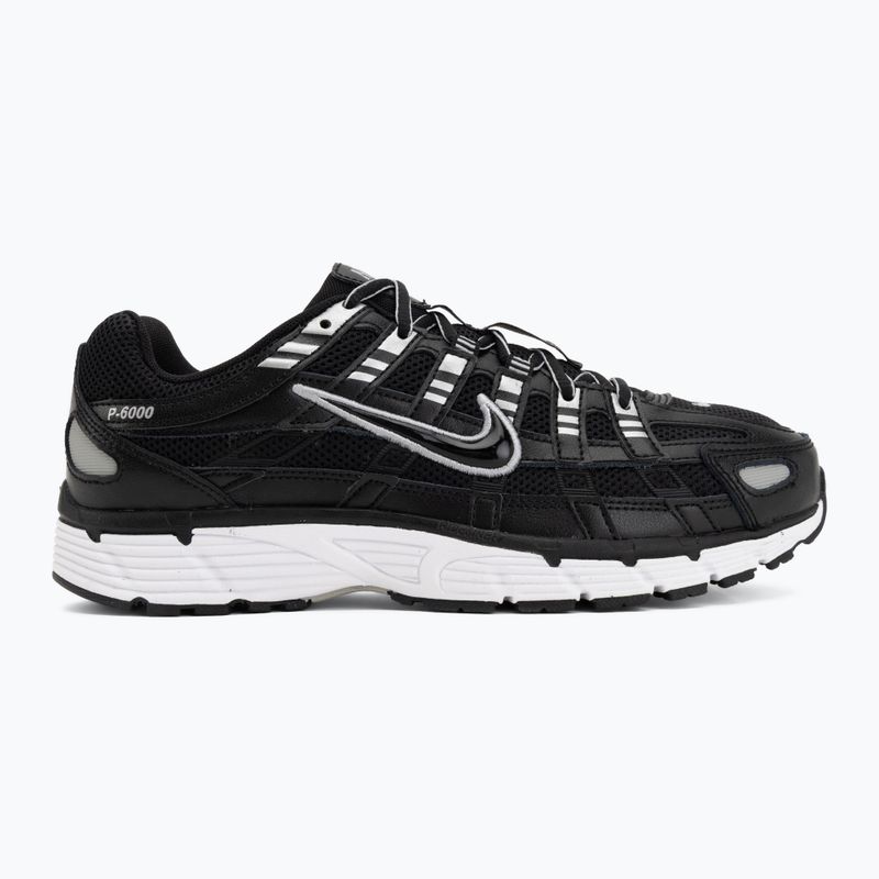 Pánske topánky Nike P-6000 black/white/metallic silver/black 2