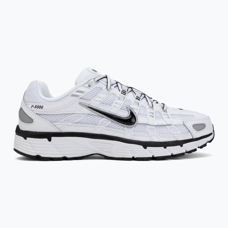 Pánske topánky Nike P-6000 white/metallic silver/black/black 2