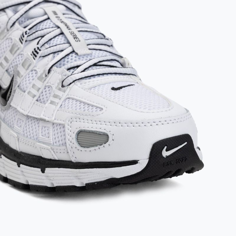 Pánske topánky Nike P-6000 white/metallic silver/black/black 7