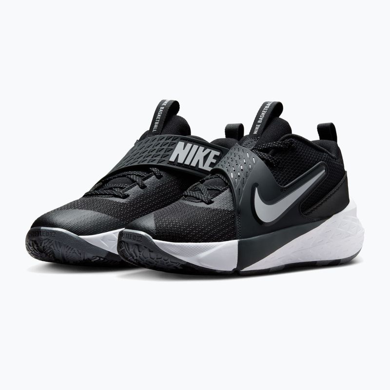 Detská obuv Nike Team Hustle D 12 black/anthracite/white 3