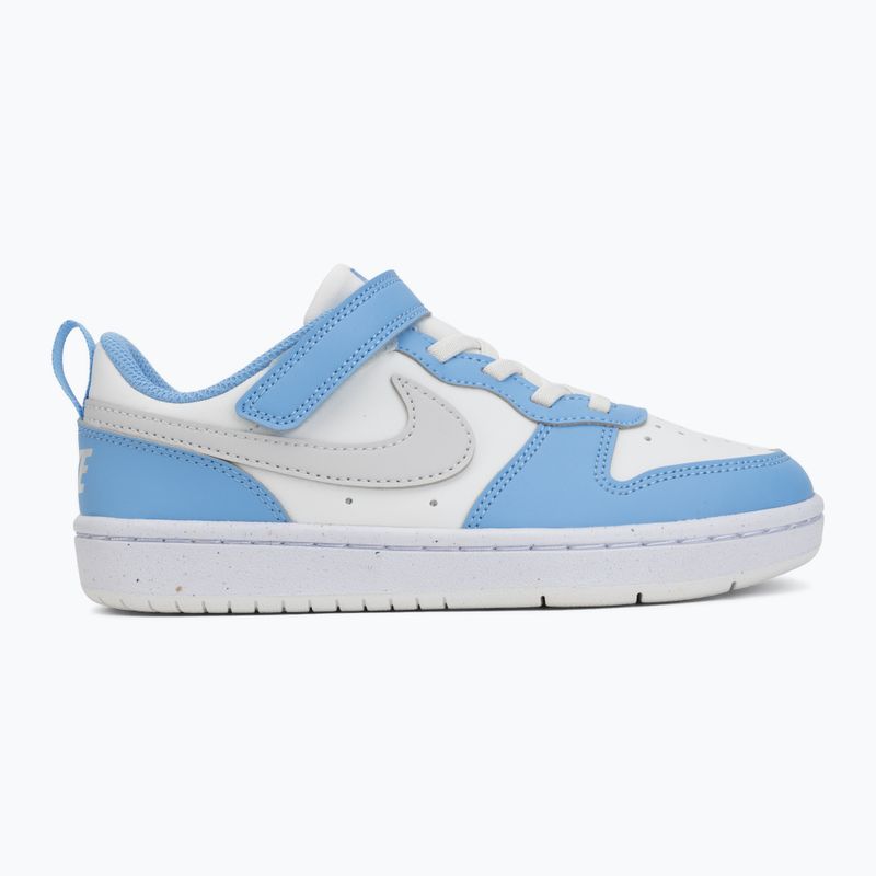 Detské topánky Nike Court Borough Low Recraft summit white/cobalt pulse/vast grey 2
