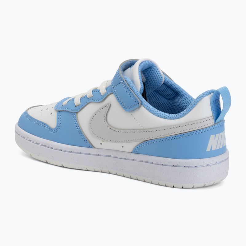 Detské topánky Nike Court Borough Low Recraft summit white/cobalt pulse/vast grey 3