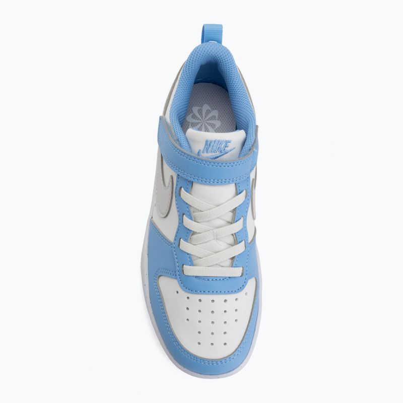 Detské topánky Nike Court Borough Low Recraft summit white/cobalt pulse/vast grey 5