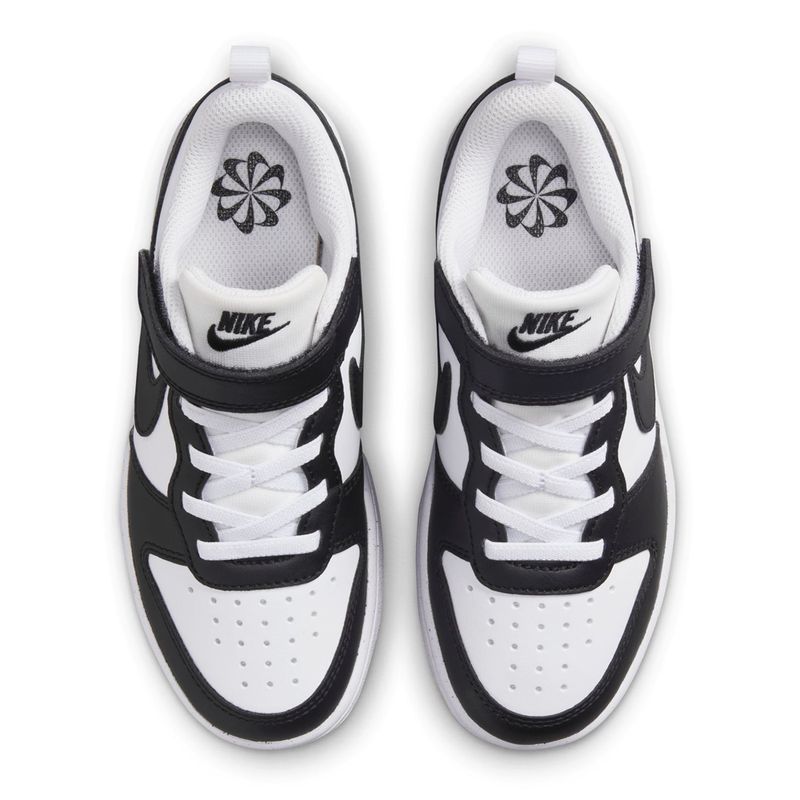 Detské topánky Nike Court Borough Low Recraft white/black 4