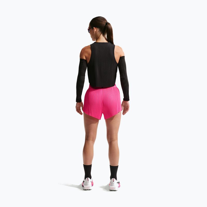 Dámske bežecké šortky Nike AeroSwift Dri-Fit ADV Mid-Rise 3" hyper pink/black 3