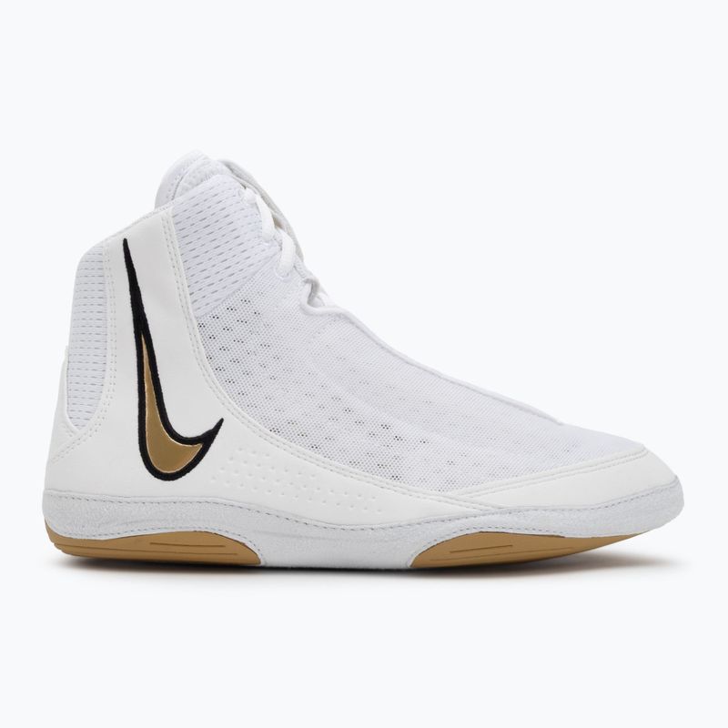 Zápasnícka obuv Nike Inflict 4 white/metallic gold/photon dust/black 2