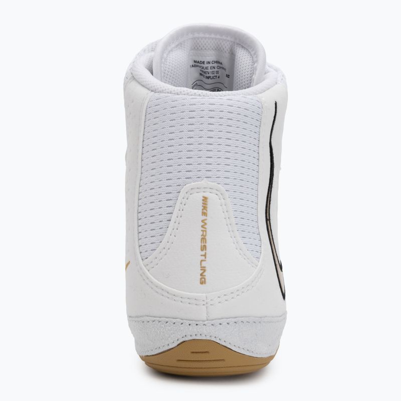 Zápasnícka obuv Nike Inflict 4 white/metallic gold/photon dust/black 6