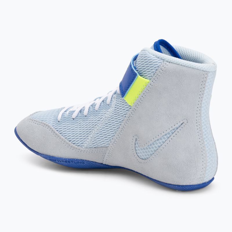 Detské zápasnícke topánky Nike Speedsweep VIII GS blue tint/hyper royal/lime blast/white 3