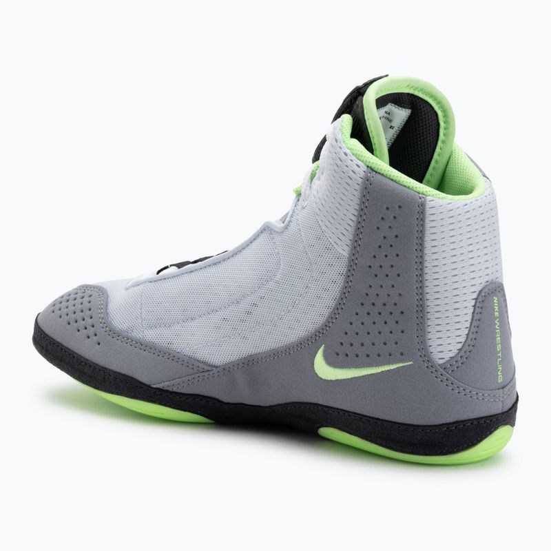 Futbalová zápasová obuv Nike Inflict 4 grey/lime blast/anthracite/white 3
